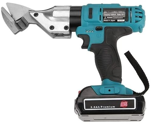 DISCORAMA® FORBICI TAGLIA FERRO A BATTERIA CESOIE IN FERRO CORDLESS 36V CESOIE PER LAMIERA