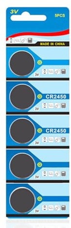 CR2450 3V Lithium Button Cell Batteries For Car Key Remotes And Toy With Long Shelf Life