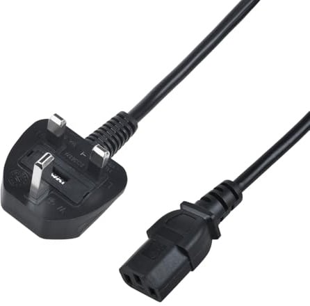 SYWQDFXJ 1.5m 3-Pin AC Power Lead Cord for LG 47LD450 47 TV Mains Power Cable UK Plug