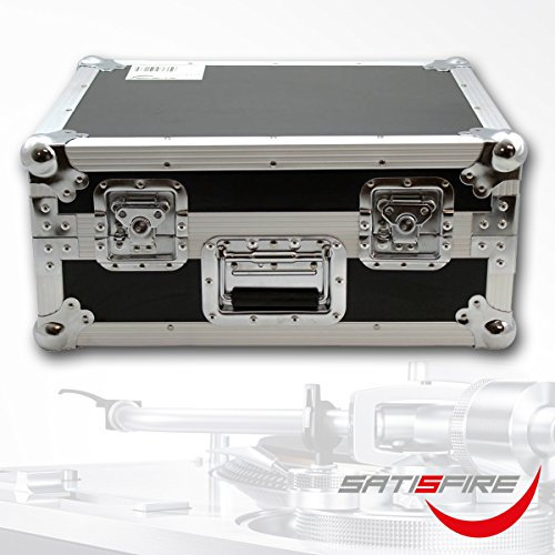 Case für Plattenspieler • Turntable case • TT-PRO Case • solider Transportkoffer für professionelle DJ Schallplattenspieler • Flight-Case aus 7mm Sperrholz • universelle Größe