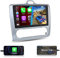 Ossuret 8 Core Radio de Coche para Ford Focus Exi AT 2004-2011, 4+32GB Navegación GPS Pantalla táctil de 9 Pulgadas con Carplay Tiempo Bluetooth SWC DSP RDS