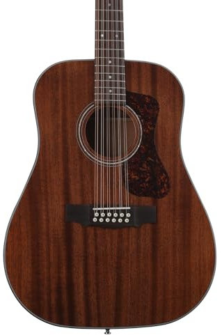 Guild D-1212 Natural Westerly 12-String Acoustic Guitar with Gig Bag