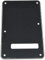 Dopro Strat Guitar Back Plate ST Trem Tremolo Cover fits USA/Mexican Standard Fender Stratocaster Black 3 Ply