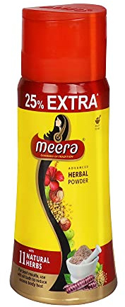 Meera Advanced Polvere Detergente per Capelli alle Erbe (150 g) (5,29 Once).