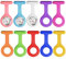 Vegena Montres Infirmière, 3 Pcs Montre Infirmière avec 10 Couvercles D'hygiène en Silicone Montre Pin-on Fob Montres De Poche Pointer Care Clip Montre pour Femmes Hommes Infirmière Médecin