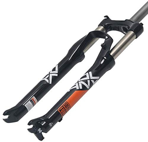 TYXTYX Forcella Ammortizzata Bici MTB 24 in Olio/Molla Dritta 28,6 mm Corsa 110 mm Freno a Disco HL QR 9 mm Forcella Bicicletta 1780 g