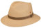 Mayser Mathis Raffiahut mit UV-Schutz Strohhut Sommerhut Sonnenhut Strandhut Damen/Herren - Made in The EU Lederband Frühling-Sommer Sommer - 59 cm Natur