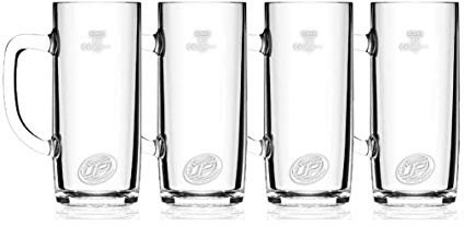 Beer Buddy 4 Stück Glas Seidel 0,5l. inkl. Magneten