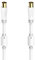 Hama Antennenkabel f. Coax Stecker - f. Coax fem, gold, 7,5 m, 100 dB