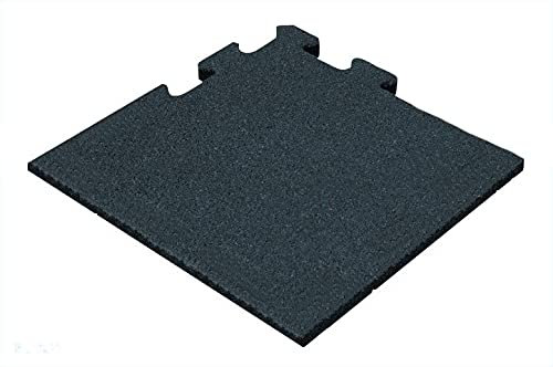 Vivol Tapis de protection anti-chute - Système puzzle - Noir - Pièce d'angle