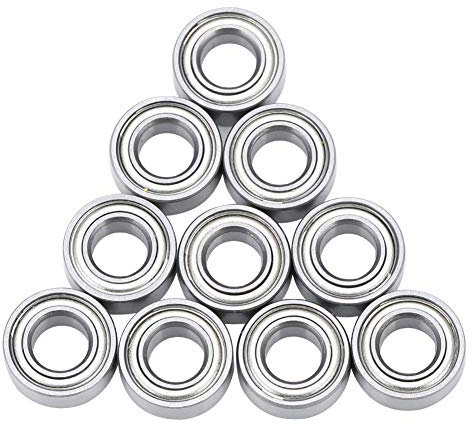 10 Stück Miniaturlager, Mr105Zz Kugellager 5 Mm (Id) * 10 Mm (Od) * 4 Mm (Höhe) Verschleißfestes Lager Stahl Gewöhnliche Mini-Lager, Für Rc-Autos, Heli, 3D-Drucker