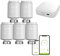 Qiumi Zigbee Thermostat Heizkörperventil, Smart Programmierbarer Thermostat, Temperaturheizung, eTRV, Alexa, Googlehome Sprachsteuerung, Steckertyp ist M30 x 1,5 5 Valve + 1 Gateway