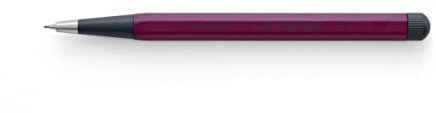 LEUCHTTURM1917 366189 Drehgriffel Nr. 2, Bleistift mit Drehmechanik, Aluminium, Stahl, designprämiert, Port Red - Bleistift