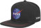 Cap Herren 100% Baumwolle, Tracker Kappe Herren, NASA-Logo, Bequem, Schwarz, Einheitsgröße
