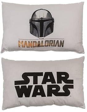 Out of the blue - Start Wars Mandalorian 30x50cm Baumwoll-Kissen mit 100% Polyester Füllung - Ideale Wohnzimmer-Dekoration
