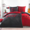 BaSaTex Microfaser Partner Bettwäsche mit Wendemotiv | 2X 155x220 Bettbezug + 2X 80x80 Kissenbezug | Mikrofaser Bettwäsche Set 4 teilig für Paare | Design: Love me Tender