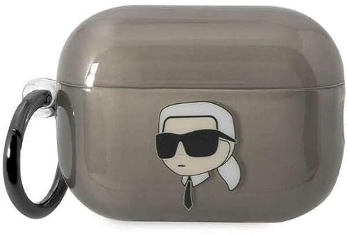 Karl Lagerfeld KKLAP2HNIKTCK Hülle für AirPods Pro 2 Schwarz Ikonik Karl Lagerfeld