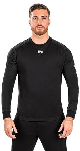 Venum UFC Adrenaline Herren Fight Week Langärmeliges T-Shirt - Schwarz - XL