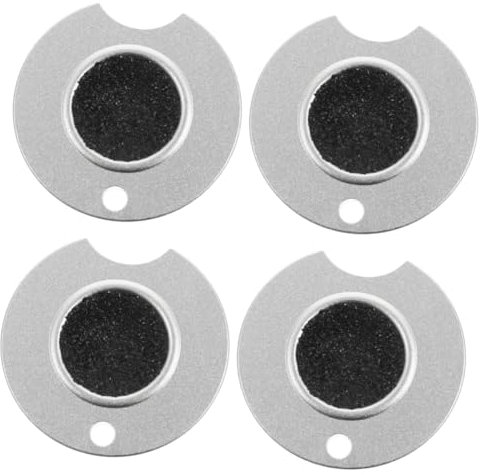 BESPORTBLE 4 Piezas Lijadora De Tacos De Billar Señal Forma De La Punta del Taco De Billar Herramienta De Punta Redonda Herramienta Lijadora De Puntas De Piscina Suite Puntiagudo Aluminio