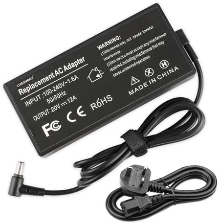 240W 20V 12A Laptop Charger Replacement For ASUS ROG - ADP-240EB B AC Adapter Power Supply for ASUS ROG Strix Scar 15 Zephyrus S15 S17 G15 GX550LXS RTX2080 G733QM G733QR RTX2080 S17 Plug 6.0 * 3.7mm