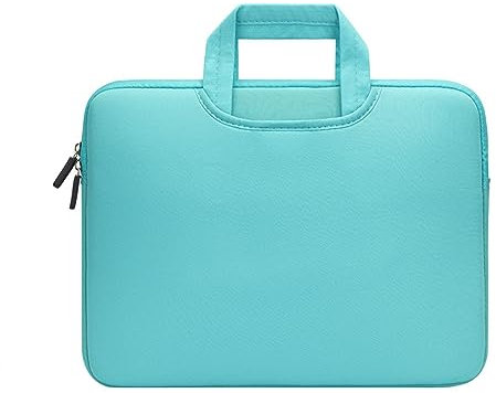 Klein Taschen Set Computer-Innenhülle, einfarbig, mehrere Farben zur Auswahl, tägliche Laptop-Hülle Taschen Messers (Mint Green, 11)