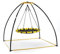 JumpKing UFO Swing Trampoline With Round/Rectangular Seat | Comfortable & Sturdy Kids Trampoline With 360° Range, EVA Foam Cushion, Great For Outdoor Fun & Relaxing, For Grass Or Hard Standing Areas