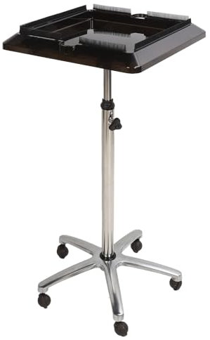 Salon Tray On Wheels Salon Tray Cart,Hair Extension Trolley For Wigs Salon Rolling Tray Cart Multifunctional Movable Hair Extension Tray Hairdressing Tool