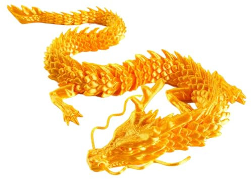 3D-Gedruckter Beweglicher Drache, 3D Gedruckter Drache, realistische bewegliche Drachen-Modell-Figuren, Dragons Spielzeug, 3D-gedruckte Edelstein-Drachenfiguren Kristalldrachen-Spielzeugfigur