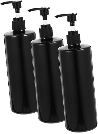 WOONEKY Botella De Loción Bomba Dispensador De Jabón De Manos 500ml Shampoo Rellenable Diseño Compacto