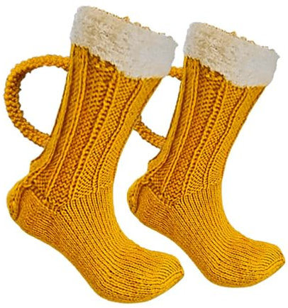 Joyes Damen Strick Bodensocken Lustige Socken Warme Wintersocken mode Cartoon Bestickte Sportsocken Gestrickte Tier Hai Krokodilform Socken Bettsocken Anti-Rutsch-Strickpullover Haushalt Socken