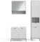 Vicco Badmöbel-Set Eliza, Badezimmerschrank-Set, Weiß, 3 Teile, mit Hochschrank