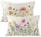 Mode Blumen Blätter Herbst Kissenbezug, 2er Set Dekokissen Leinen Sofakissen, Waschbare Kissenfüllung Sofakissen, 30x50 cm Zierkissenbezug Couch Wohnzimmer Schlafzimmer Garten Deko.