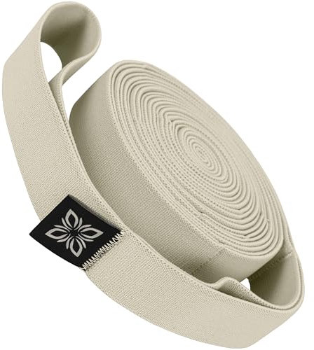 Stretchband XXL - 10 Schlaufen (270 cm) – Widerstandsband für Krafttraining, Yoga & Physiotherapie – Extra langes Dehnband aus Stoff für Mobilität & Ganzkörpertraining – Fitnessband für Pilates & Gym