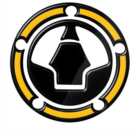 ECKBRJA Adesivo per Tappo Serbatoio Moto Decalcomania Protettiva per Kawasaki Z750 Z 750 Tappo Serbatoio Moto(B)