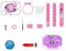 Fenteer Panier de Basket pour Enfants, équipement de Jeu Extérieur, Jouets Sportifs, Idées de Cadeaux, Rose