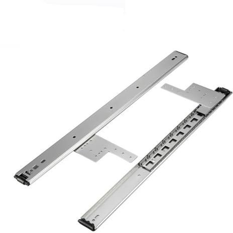 Drawer Runners Hidden Swing Door Slide Rail Wardrobe Wine Cabinet TV Cabinet Door Folding Track Save Space Furniture Hinge(Length 35cm)