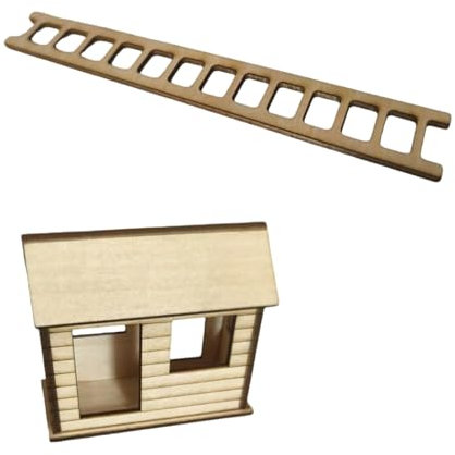 Uqezagpa Miniaturfigur aus Holz, Ornament für Zimmerpflanzentöpfe und Heimdekoration für Märchengarten