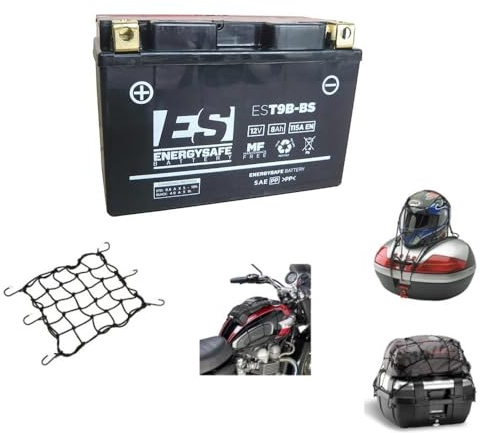 KOMPATIBEL MIT YAMAHA YFM R RAPTOR 700 2006 A 2022 BATTERIE YT9B-BS ENERGYSAFE EST9B-BS Bereits geladen und einsatzbereit Batterien 8 Ampere 12 V 150 x 70 x 105 mm CCA 115 A EN