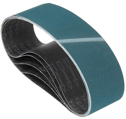 Kozelo 6 Courroies De Ponçage 4 x 36 Pouces Ceinture Abrasive En Zircone | Grain 120, Pour Ponceuse À Bande Meulage Métal Travail Du Bois Enlèvement Rouille Soudure