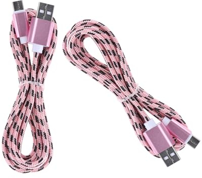 Câble USB-c de Charge Rapide, Nylon Tressé, pour Téléphone Mobile | Transmission Rapide des Données, Charge et Synchronisation, Compatible Tablettes et Mobiles, Usage Maison ou Voiture