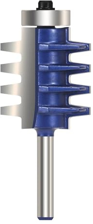 6.35mm Shank Router Bit Finger Joint Glue Raised Panel V Joint for Wood Tenon Woodwork Cone Tenoning Bit