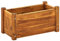 vidaXL Lit Surélevé de Jardin Pot à Fleurs Jardinière Pot à Plante Bac à Plante Bac à Fleurs Véranda Jardin Extérieur 50x25x25 cm Bois d'Acacia
