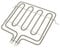SPARES2GO Top Upper Dual Heater Heating Element for Belling Oven Cooker Grill (2800W)