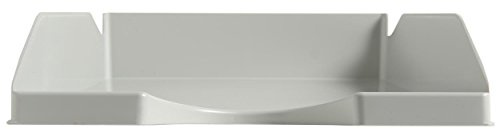 Exacompta 12306D Premium Briefablage Ecotray DIN A4. Idealer Briefkorb für Ihre Organisation. Robuster und stapelbarer Ablagekorb grau