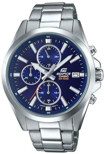 EDIFICE HerrenArmbanduhr Analog Quarz Edelstahl EFV-560D-2AVUEF