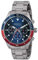 Breil Uhr Herren SAIL Ziffernblatt BLAU Bewegung Chrono Quartz e Bracelet Stahl Silber EW0443
