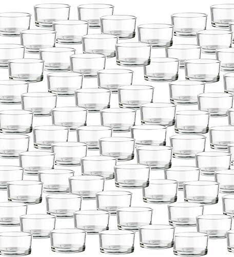 BigDean 48er Set Teelichtgläser - Premium Qualität Made in Germany - Ideal für Teelichter, Kerzen und als Behälter
