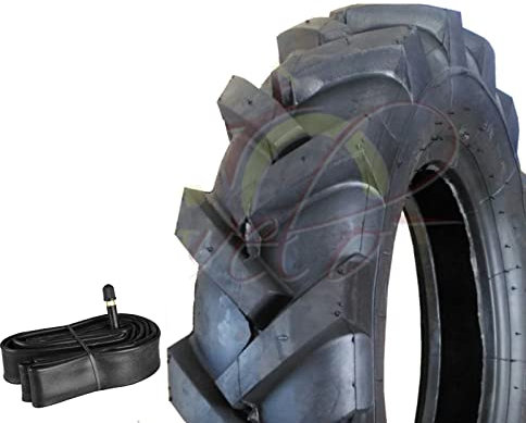 EGB08TNU Pneumatico + Camera d'Aria per TRATTORINO 4.00-8 TM Rinforzato 4PR Gomma Ruota COPERTONE FALCIAERBA FALCIATUTTO Tosaerba MOTOZAPPA