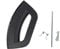 LAZER ELECTRICS Plastic Door Handle Lever Kit for Hotpoint Futura Washing Machine/Washer Dryers (Black, Alt to C00287267, C00291848)