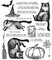 Hallowwen Stempel mit Katzenmotiv, Fledermausmütze, Besen, Kürbis, für Kartenherstellung, Spinnennetz, Happy Halloween, Worte, klarer Gummistempel für DIY, Scrapbooking, Papierbasteln, Handarbeit,